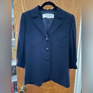 Yves Saint Laurent Rive Gauche Women's Navy Jacket